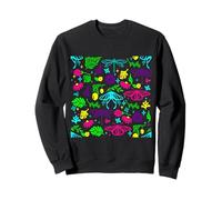 Art Nouveau Mariposa Libélula Antigua Floral Vintage Sudadera