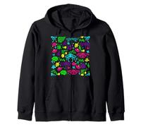 Art Nouveau Mariposa Libélula Antigua Floral Vintage Sudadera con Capucha