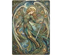 Art Nouveau Mucha Arcángel Puzzle 1000 Piezas Adultos Y Niños,Premium,Cartón,Deco Pared,Regalo Ideal,14 Años+,Rompecabezas,Desafío,Anti-estrés,Relax,Reto,Educativo 52x38cm