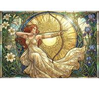 Art Nouveau Mucha Artemisa Puzzle 1000 Piezas Adultos Y Niños,14 Años+,Regalo Ideal,Anti-estrés,Desafío,Deco Pared,Premium,Cartón,Rompecabezas,Relax,Reto,Educativo 38x26cm