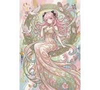 Art Nouveau Mucha Mujer Anime Puzzle 1000 Piezas Adultos Y Niños,Anti-estrés,14 Años+,Deco Pared,Desafío,Regalo Ideal,Premium,Cartón,Rompecabezas,Relax,Reto,Educativo 52x38cm