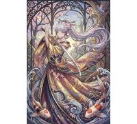 Art Nouveau Mucha Mujer Anime Puzzle 1000 Piezas Adultos Y Niños,Premium,Cartón,14 Años+,Rompecabezas,Anti-estrés,Regalo Ideal,Desafío,Reto,Relax,Educativo,Deco Pared 38x26cm