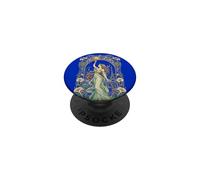 Art Nouveau París Diosa Floral Noche Cielo Arte PopSockets PopGrip Adhesivo