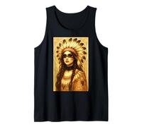 Art Nouveau Spirit Woman Boho Retrato Diseño Camiseta sin Mangas
