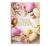 ART NUVO - Exclusivas tarjetas de Pascua NR 5 - Juego de 10 tarjetas de 120 x 170 mm con letras doradas y sobres blancos.