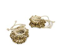 Art Of Creation Kathak Dancing Ghungroo Bells Tobillera Par 50+50 Campanas Instrumento Musical Bharatnatayam Dancers Ghungru 100 Big Bells