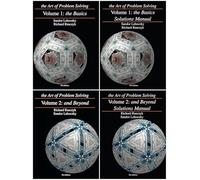 Art of Problem Solving Series Volume 1: The Basics & Volume 2: and Beyond 4-Book Bundle Set - Textbooks & Solutions