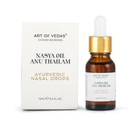 Art of Vedas Anu Thailam 15 ml | Aceite Nasya ayurvédico tradicional | Base de aceite de sésamo prensado en frío | Para Dinacharya diaria, yoga y cuidado personal