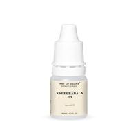 Art of Vedas Ksheerabala 101 Avarthy 10 ml | Aceite ayurvédico clásico según Ashtanga Hridaya | Procesado 101 veces | Para abhyanga y cuidado diario