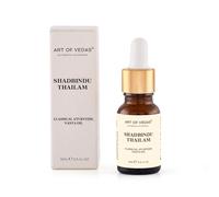 Art of Vedas Shadbindu Thailam 15 ml | Aceite Nasya ayurvédico tradicional | Base de aceite de sésamo prensado en frío | Para Dinacharya diaria, yoga y cuidado personal