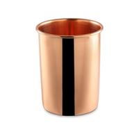 Art of Vedas Vaso de cobre ayurvédico de 400 ml, hecho a mano, 100 % cobre puro, tradicional para Ayurveda, 480 g de peso, duradero y elegante