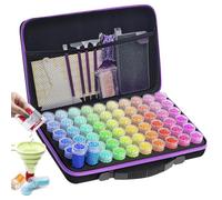 Art Painting Set, Rhinestone Drill Pen, Nail Art Rhinestone Tool, 20x16x7.5 cm, Complete Rhinestone Art Painting Kit with Drill Pen Applicator for Crafting, , and Nail Art Projects