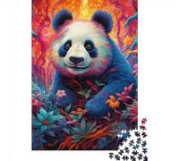 Art Panda Animals Rompecabezas Imposible,desafío for Adults Juego Educativo 1000 Piezas Obra De Arte De Juego De para Adultos Y Niños Mayores De 12 Años 1000pcs (75x50cm)