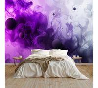 Art Papel Tapiz Fotográfico Colores Abstractos De Fantasía Papel Pintado no Tejido 200x140 cm Lana Decoración de Pared Sala Cuarto Póster Mural para Sala de estar Dormitorio Decoración, Púrpura