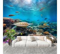 Art Papel Tapiz Fotográfico El Mundo Submarino Cuckolds Marinas Corales 200x140 cm Decoración de Pared Tipo Póster Sala Cuarto Mural Pared Naturaleza Decoración De Interiores Fondo De Pantalla