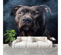 Art Papel Tapiz Fotográfico Retrato de Perro MatóN Animal 350x256 cm Decoración de Pared Tipo Póster Sala Cuarto Mural Pared MarróN Decoración De Interiores Fondo De Pantalla
