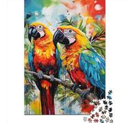 Art Parrot Animal Puzzle Imposible,desafío for Adults Juego Educativo 1000 Piezas Obra De Arte De Juego De para Adultos Y Niños A Partir De 12 Años 1000pcs (75x50cm)