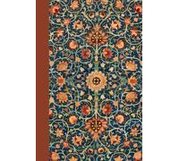 Art Pattern Cover Notebook / Paperback/ by William Morris: [ 120 pages / Unlined / 6x9 inch / Cream Colour Pages] 15x22 cm Notebook