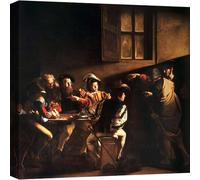 ART PRINT CAFE' Cuadro de Caravaggio, La vocación de san Mateo, 70x70