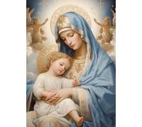 Art Rompecabezas - The Madonna Póster - Juguetes De Descompresión Familiar - Juego De Desafío De para Adultos - Decoración De Paredes para El Hogar Gifts - 1000 Piezas Rompecabezas - Sk383Zp