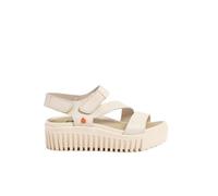 ART Sandalia BrightonFlat 1573 para mujer, Crema de napa, 42 EU