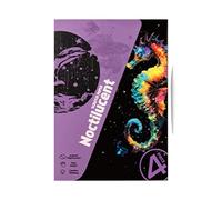 Art Scratch, Scratch Drawing, A4 Size Creative Handmade Glitter Coloring Paper Crafts for Kids, Teens, Adults, Sketching and Doodling, 62g, 8.27x5.91 Inches