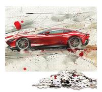 Art Sports Car Puzzle 100% Recycled Cardboard Paper Rectangular Jigsaw Puzzle for Adult Children 70x50cm/1000pcs