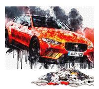 Art Sports Car Puzzle 100% Recycled Cardboard Paper Rectangular Jigsaw Puzzle for Adult Children 70x50cm/1000pcs