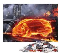 Art Sports Car Puzzle Brain Teaser 100% Recycled Cardboard Jigsaw Puzzle for Kids and Adults Age 12 Years Up Father's Day Gifts 70x50cm/1000pcs