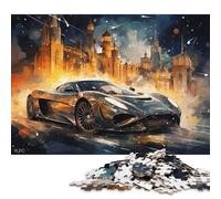 Art Sports Car Puzzle Challenging and Brainteasing 100% Recycled Cardboard Jigsaw Puzzle for Adult Children Christmas Gifts 38x26cm/1000pcs