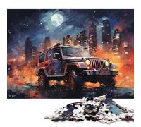 Art Sports Car Puzzle Decompression Toys 100 Percent Recycled Cardboard Jigsaw Puzzle for Adults Teen Father's Day Gifts 38x26cm/1000pcs