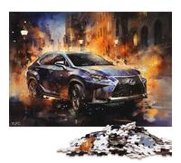 Art Sports Car Puzzle Difficult Challenge 100 Percent Recycled Cardboard Jigsaw Puzzle for Women Men Mother's Day Gifts 70x50cm/1000pcs