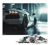 Art Sports Car Puzzle DIY Game Paper Rectangular Jigsaw Puzzle for Boy Or Girl Birthday Present 38x26cm/1000pcs
