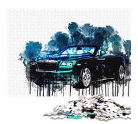 Art Sports Car Puzzle DIY Game Paper Rectangular Jigsaw Puzzle for Boy Or Girl Birthday Present 38x26cm/1000pcs