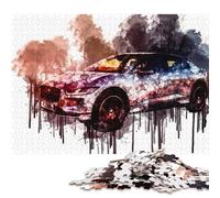 Art Sports Car Puzzle DIY Game Paper Rectangular Jigsaw Puzzle for Boy Or Girl Birthday Present 70x50cm/1000pcs
