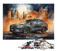 Art Sports Car Puzzle Fun Activity for at Home Premium Cardboard Jigsaw Puzzle for Adults Teen Father's Day Gifts 70x50cm/1000pcs
