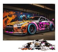 Art Sports Car Puzzle Fun Activity for at Home Premium Cardboard Jigsaw Puzzle for Adults Teen Father's Day Gifts 70x50cm/1000pcs