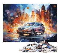 Art Sports Car Puzzle Fun Activity for at Home Premium Cardboard Jigsaw Puzzle for Adults Teen Father's Day Gifts 38x26cm/1000pcs