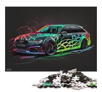 Art Sports Car Puzzle Premium 100% Recycled Board Paper Rectangular Jigsaw Puzzle for Boy Or Girl Christmas Gifts 70x50cm/1000pcs