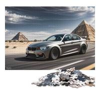 Art Sports Car Puzzle Rectangular Paper Board 100 Percent Recycled Cardboard Jigsaw Puzzle for Adult Children Christmas Gifts 70x50cm/1000pcs