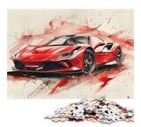 Art Sports Car Puzzle Relax Challenge Toy Premium Cardboard Jigsaw Puzzle for Adult Children Christmas Gifts 70x50cm/1000pcs
