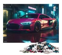 Art Sports Car Puzzle Unique Home Decor 100 Percent Recycled Cardboard Jigsaw Puzzle for Adult Children's Day Gifts 38x26cm/1000pcs