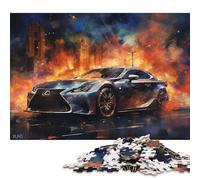 Art Sports Car Puzzle Unique Home Decor Premium Cardboard Jigsaw Puzzle for Adults Teen Unique Gift 70x50cm/1000pcs
