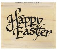 Art Stamps - Sello, diseño con Texto Happy Easter