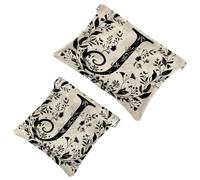 Art Star of David - Bolsa de cosméticos de bolsillo, impermeable, sin cremallera, cierre automático, mini almacenamiento de viaje para auriculares y joyas, Multi 10, 7.1x5.8 inch/4.7x4.5 inch