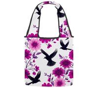 Art Stars - Bolsa de lona reversible con la bandera de Israel, impresión de doble cara, algodón de 12 onzas, caída de 27 cm, bolsa plegable para viajes, compras, salidas a la calle, Colorido188