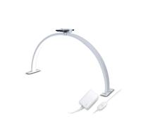 Art Table Half Moon Lamp: Half Moon Table Lamp with Phone Holder, Suitable for Manicure - Arched Art Lamp US Plug