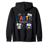 Art Teacher Elements Line Shape Color Sudadera con Capucha