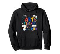 Art Teacher Elements Line Shape Color Sudadera con Capucha