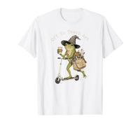 Art Teacher Rana Frog Toad Camiseta gráfica económica, Hombre, Blanco, XL